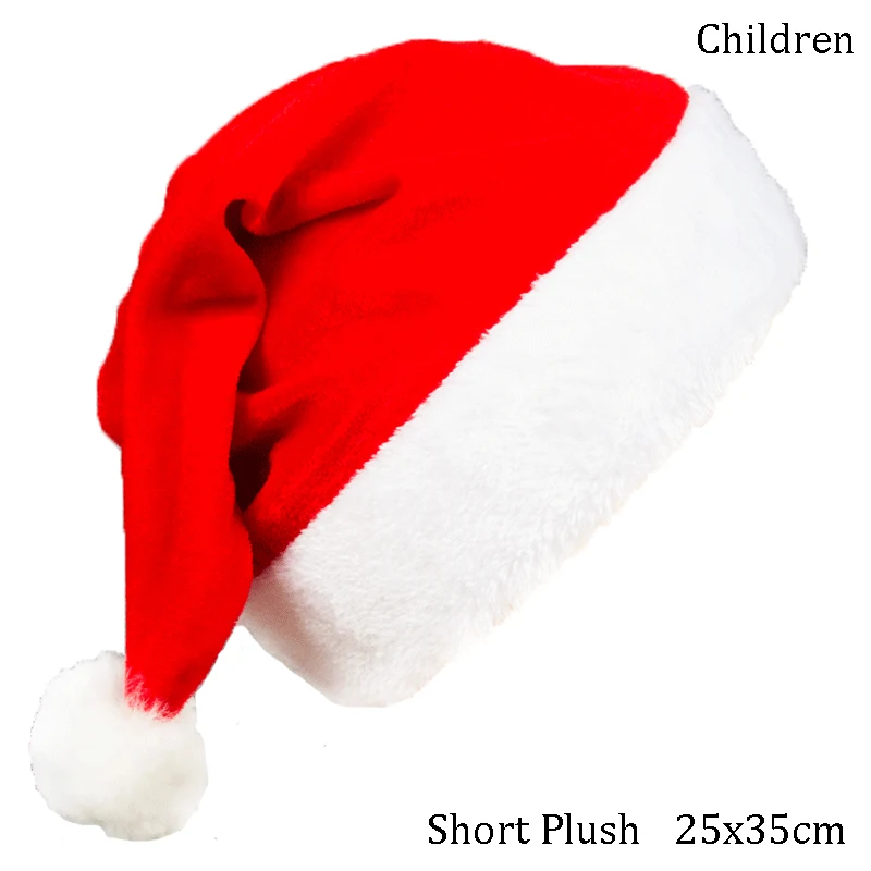 

DUTRIEUX Рождественская шапка Санта Клаус красная плюшевая