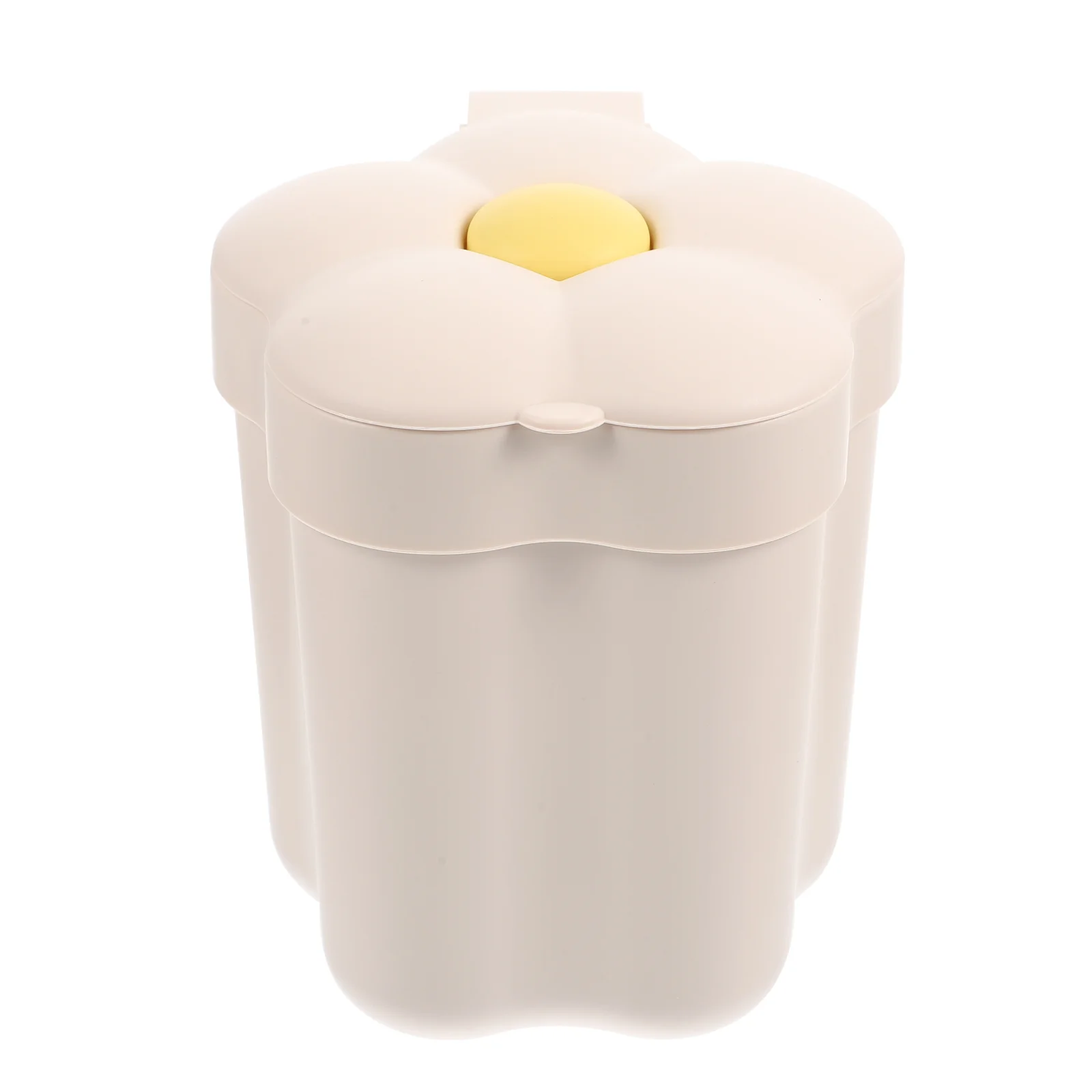 

Trash Can Bin Garbage Waste Miniwith Lid Desktop Office Countertop Wastebasket Basket Airtight Container Compost Cans Tiny Table