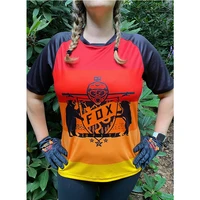 2022 women enduro jersey short sleeve motocross downhill jersey shirts mountain bike moto clothing mx summer mtb t shirt ladies