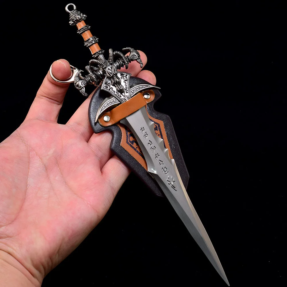 8 6 дюймов Frostmourne овечья голова меч брелок подарки для мужчин подростков игровой