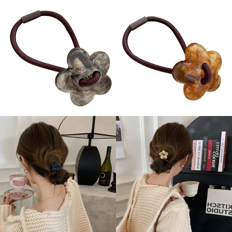 

Эластичные резинки для волос с маленьким цветочным бантом эластичные резинки для волос цветочный головной убор DXAA