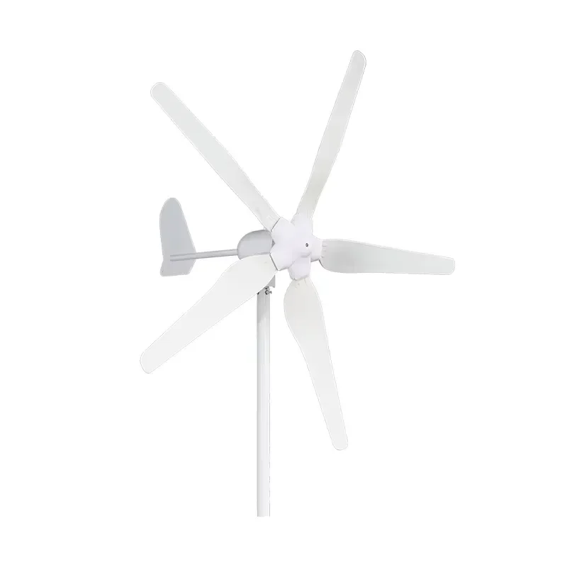 Фото Ветрогенераторы OLU FN 300W 24V с усовершенствованными композитными лопастями, номинальная скорость 2,5 м/с, система автоматического выравнивания, ветряная турбина для дома и фермы №5