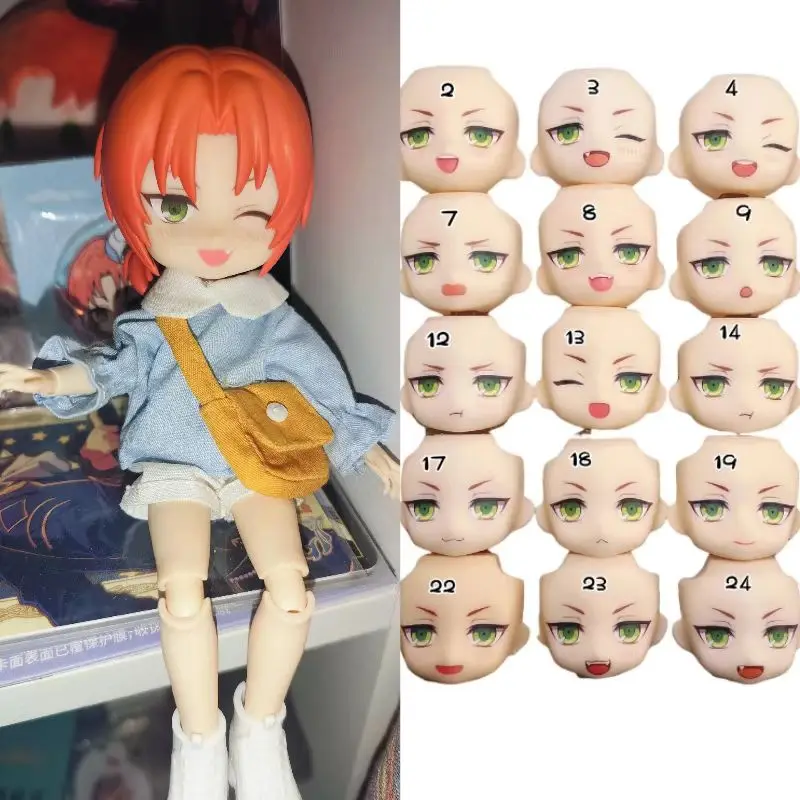 Tsukinaga Leo Narukami Arashi Kagehira Mika OB11 Ob22 волосы GSC водные наклейки лицевая панель съемный