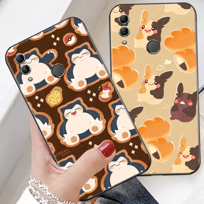 

Pikachu Squirtle Pokemon Phone Case For Huawei Honor 30S 30 Lite Pro 20 V20 20i 20 Lite 10 V10 10i 10 Lite Silicone Cover Soft