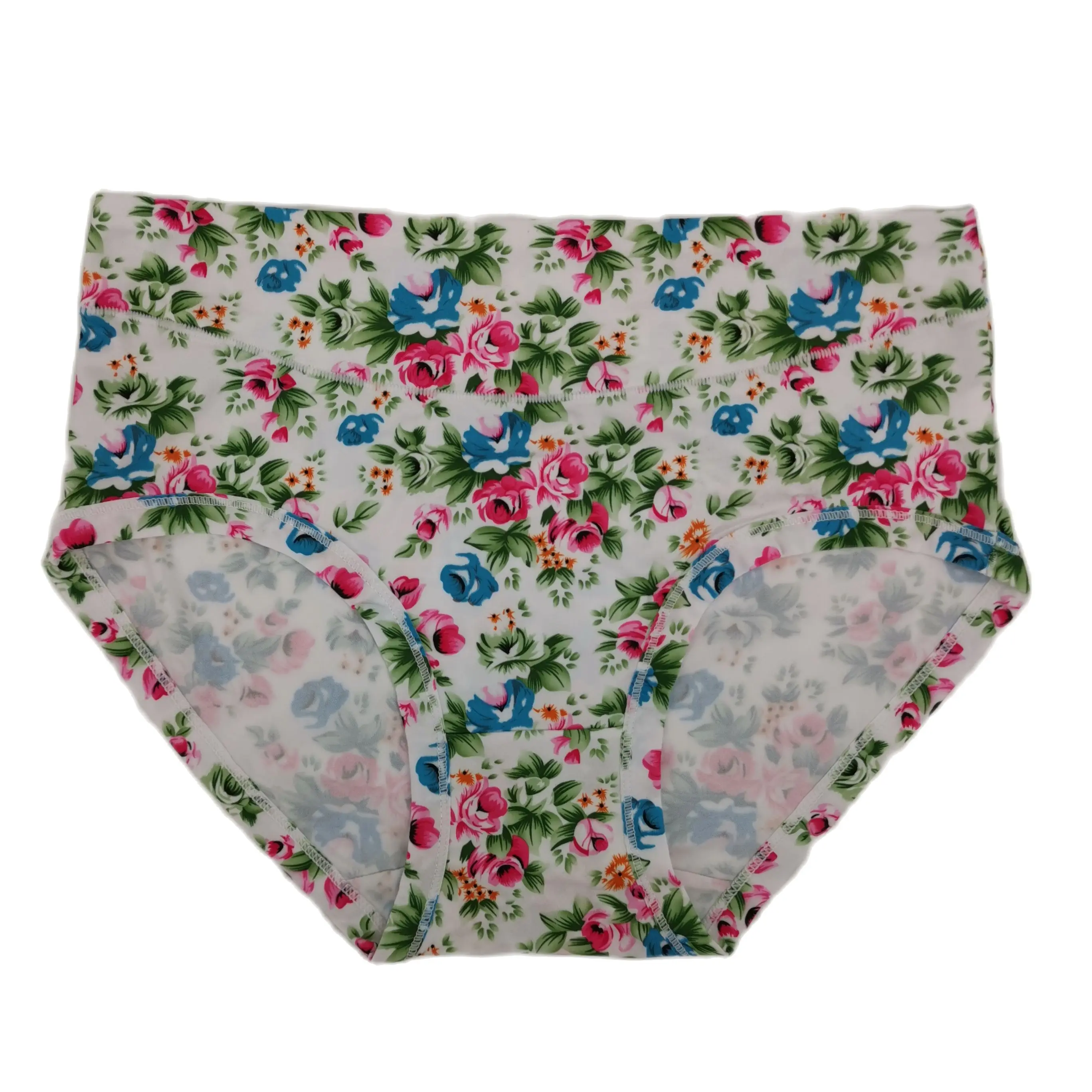 

Женское пикантное нижнее белье с цветочным принтом, женские трусики с цветочным принтом, женское нижнее белье, трусики со средней талией, же...