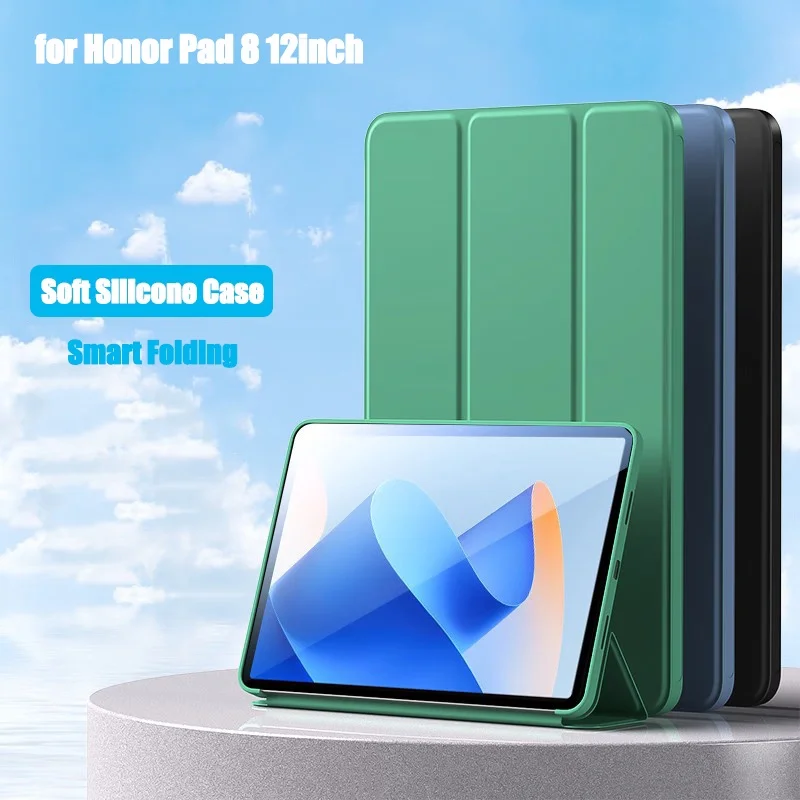 

Для Honor Pad 8 12 дюймов для Honor Pad V8 Pro 12,1 для Huawei Matepad Pro 12,6 из искусственной кожи Leaher мягкая задняя подставка чехол для планшета