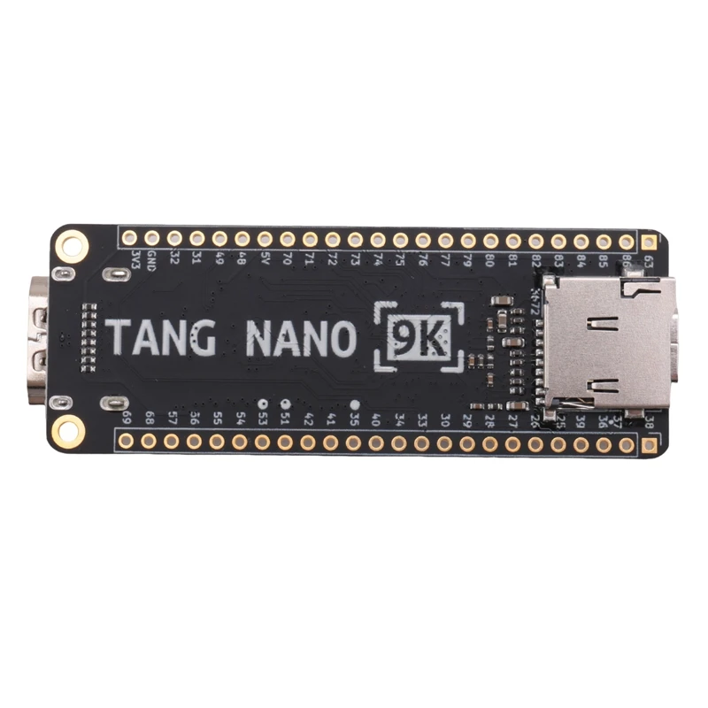 Для Tang Nano 9K FPGA Gaoyun GW1NR-9 RISC-V RV-совместимая макетная плата + 1 14 дюйма экран SPI 2 54 мм