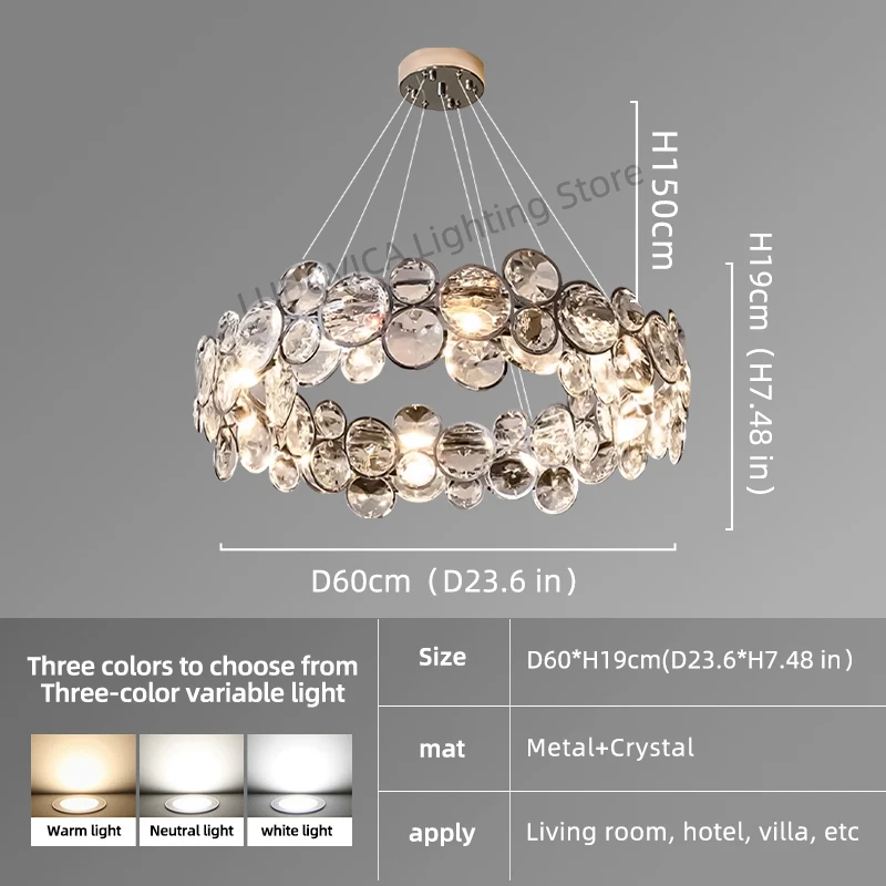 

Люстра LUDOVICA хрустальная