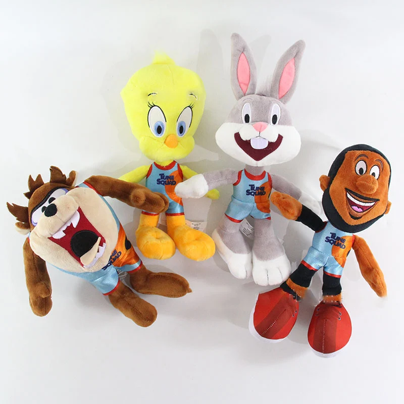 

Space Jam Plush Toys Game Cartoon Figure New Legacy Jam Bugs Bunny Lola Bunny Rabbit Duck Soft Stuffed Dolls Kids Peluche Gifts