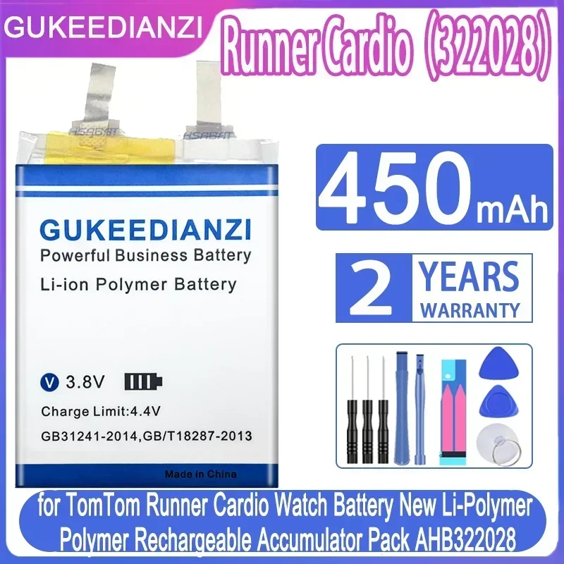 Аккумулятор 400/1850 мАч для TomTom Spark 3 Cardio GPS SPARK часы с пульсометром + Music Watch one V2 V3 V5 372727