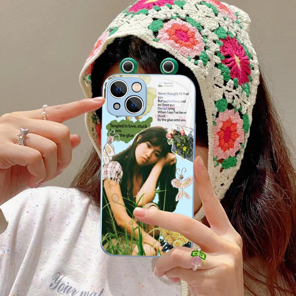 Singer B-Beabadoobee Phone Case Tempered Glass For iphone 14 13 12 11 Pro Mini XS MAX 14Plus X XR Fundas