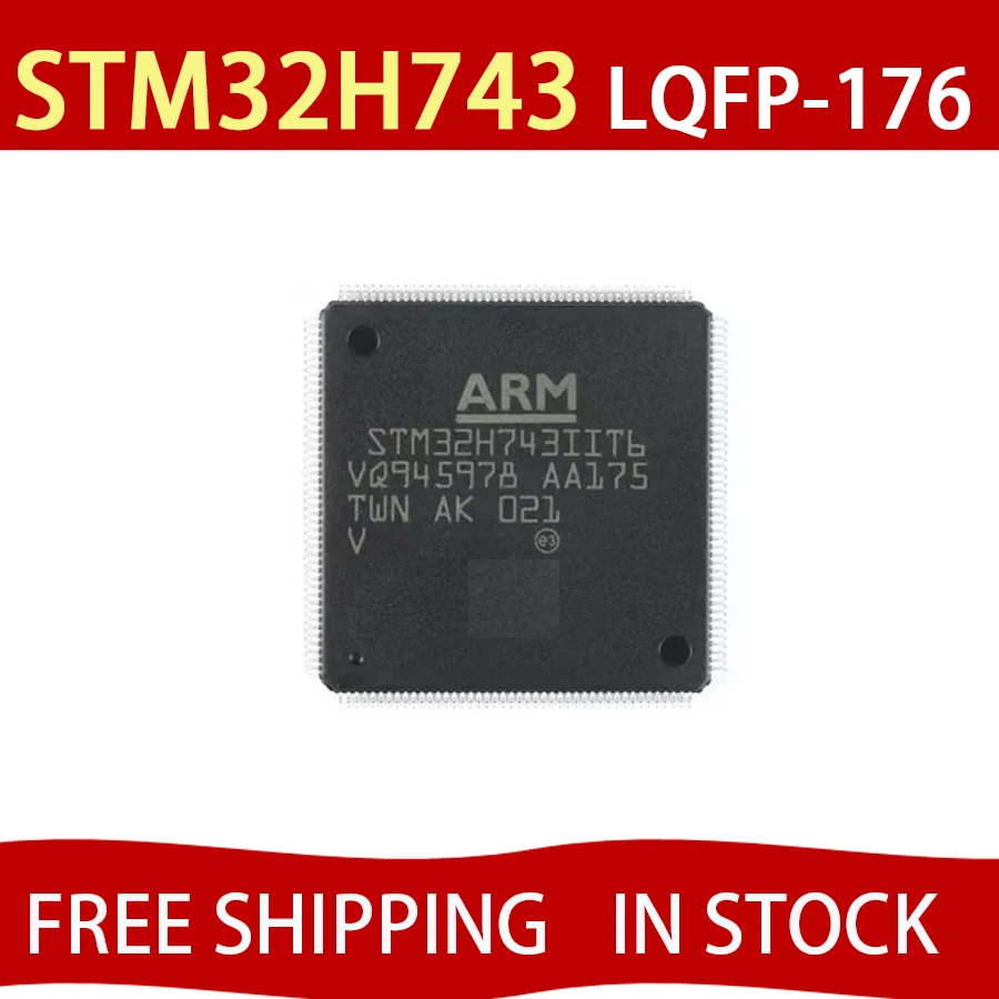 

Микроконтроллер STM32 STM32H743IIT6 STM32H743 743IIT6 IIT6 LQFP-176 32bit, оригинальный чип, бесплатная доставка
