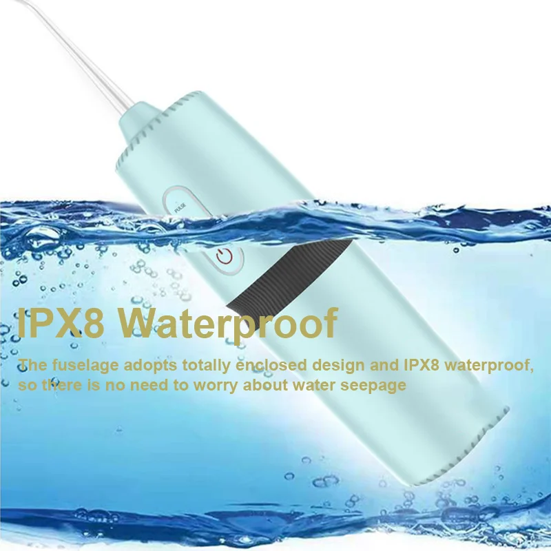 Portable Dental Irrigator Oral Irrigator USB Rechargeable Water Flosser IPX8 Waterproof Water Jet For Teeth Teeth Cleaner enlarge