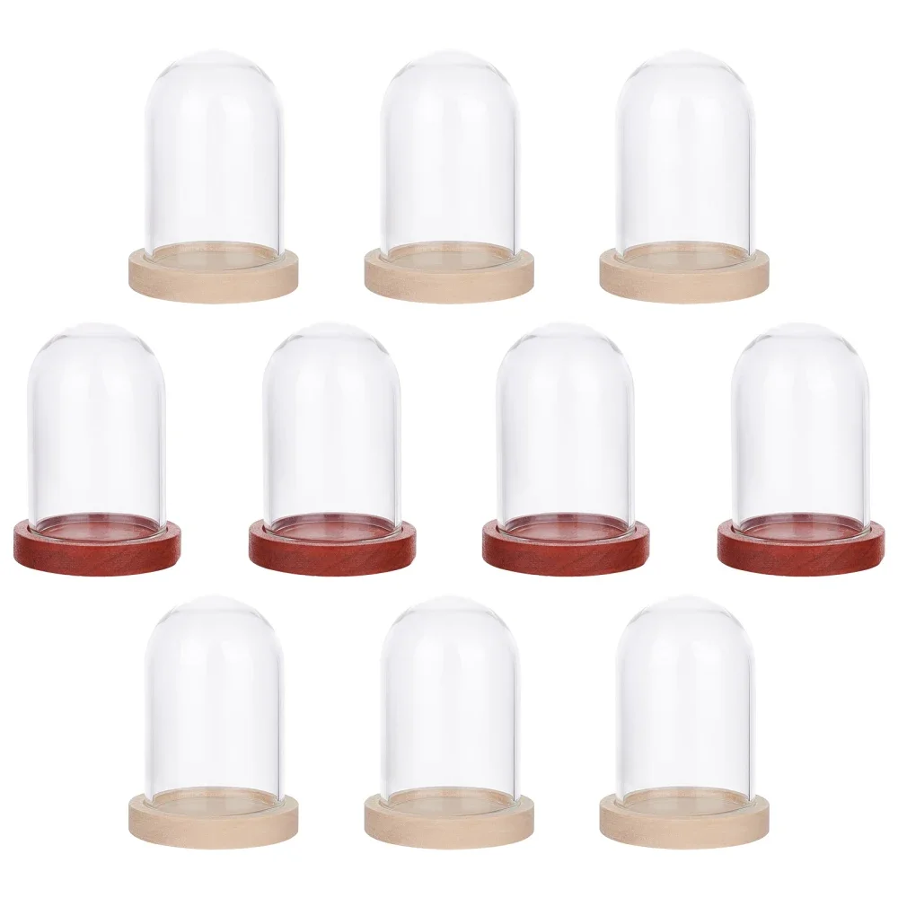 

Деревянные кабошоны с колпачками из стекла nbeads