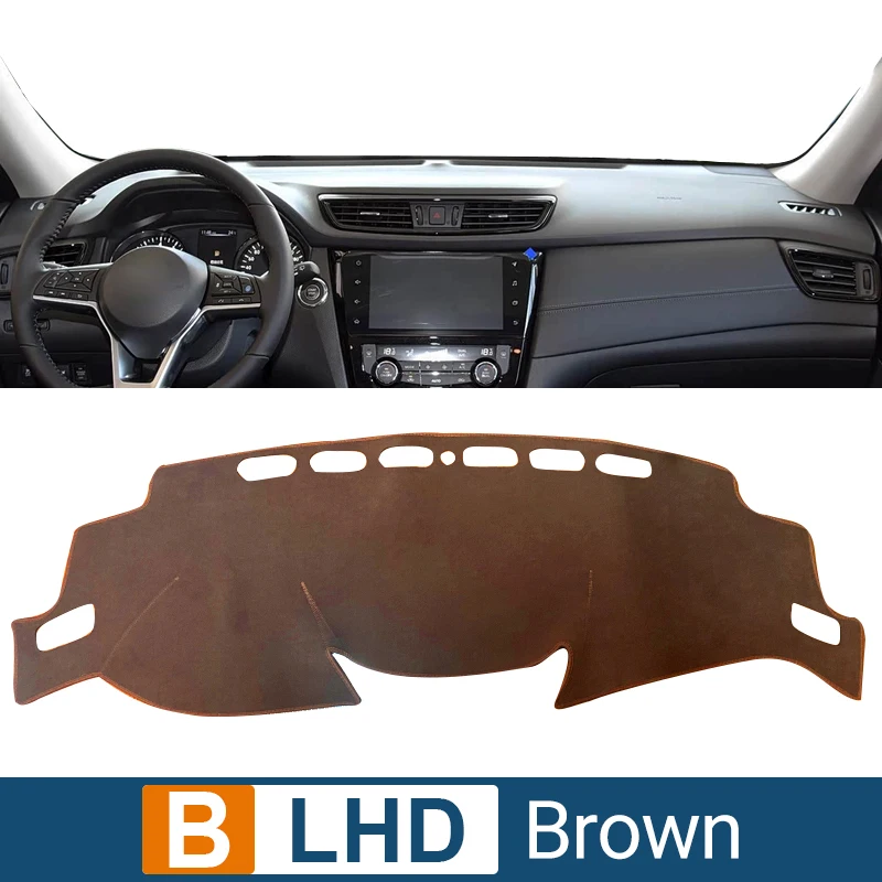 

Для Nissan X-trail T32 X Trail 2014-2016 2017 2018 2019 2020 крышка приборной панели автомобиля избегайте световой коврика приборной панели коврики ковры