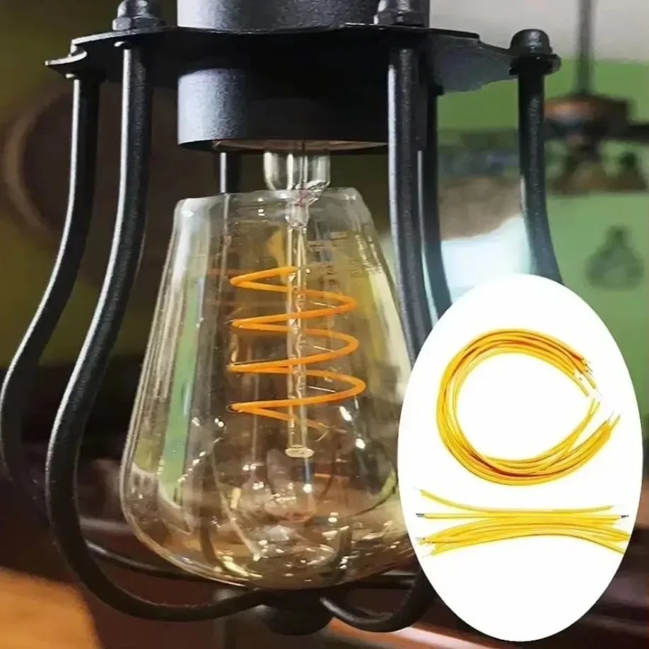 5 шт. гибкая светодиодная нить накаливания постоянного тока 3 В COB диод DIY лампа Эдисона детали 40 мм 60 мм 80 мм 95 мм 130 мм 145 мм 185 мм 260 мм 300 мм Декор для вечеринки (art.: 3920d2ed7e4d2) - 3920d2ed7e4d2
