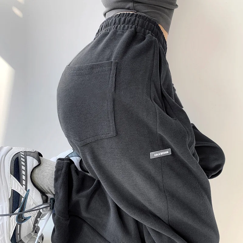 

Women Pants Streetwear Fall 2022 tall waist letters sweatpants female leisure beam feet Pants For Women dropshipping