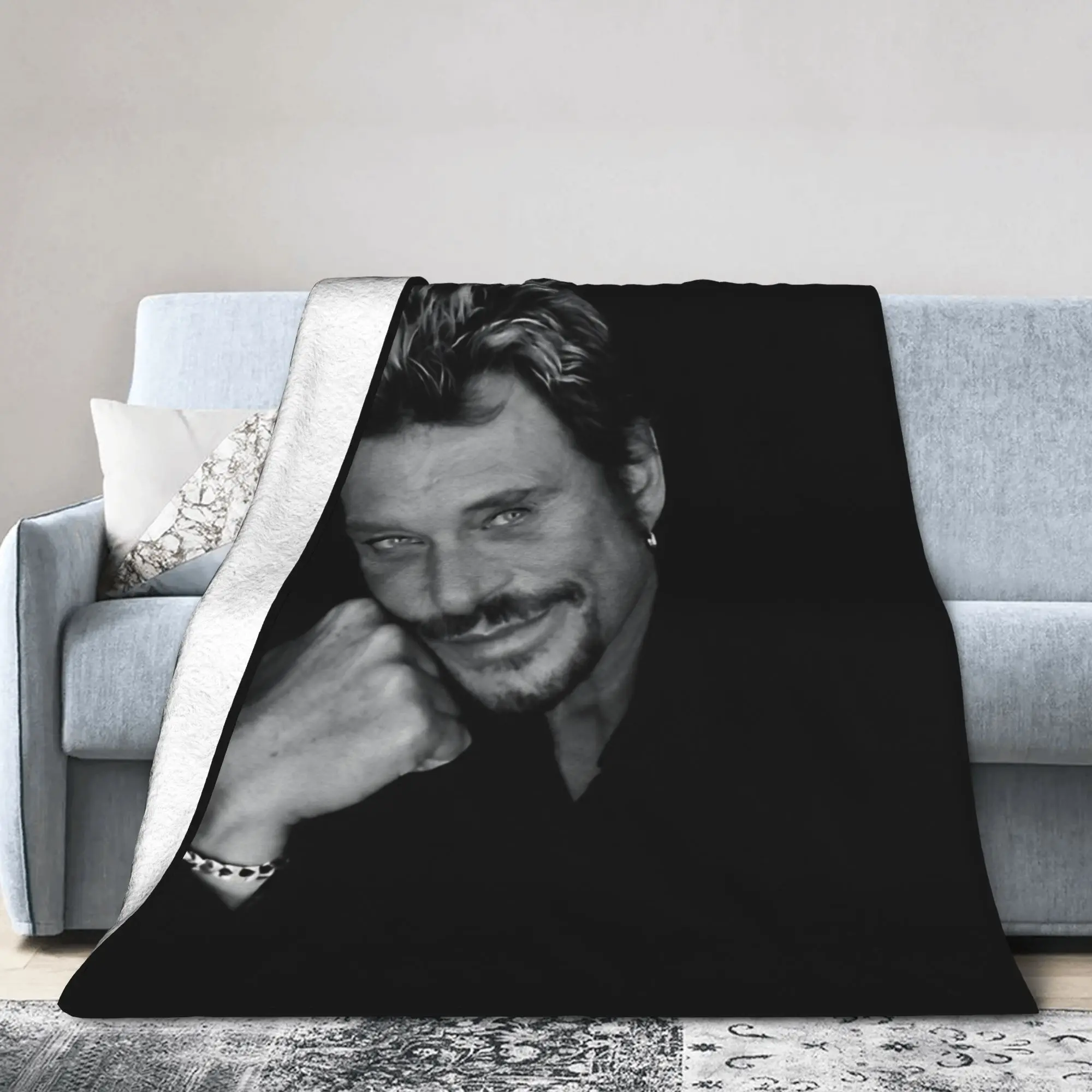 Фото Классическое винтажное одеяло Laetitia Hallyday France Musique, качественное теплое мягкое постельное белье, осеннее домашнее покрывало для девочек и мальчиков №3
