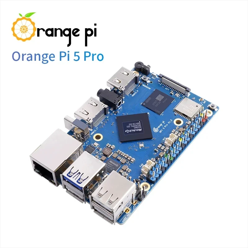 Плата и комплект Orange Pi 5 Pro 8 ГБ 4 Гб ОЗУ процессор Rockchip RK3588S 8-ядерный 64-бит LPDDR5 Gigabit
