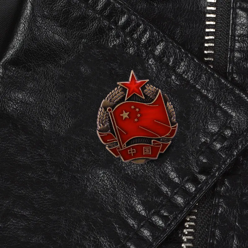 Родина медальон ретро металлический креативный картенмель булавка для