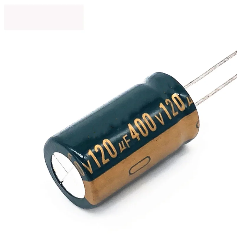 

12~100pcs/lot 400V 120UF high frequency low impedance 400V120UF aluminum electrolytic capacitor size 18*30 20%