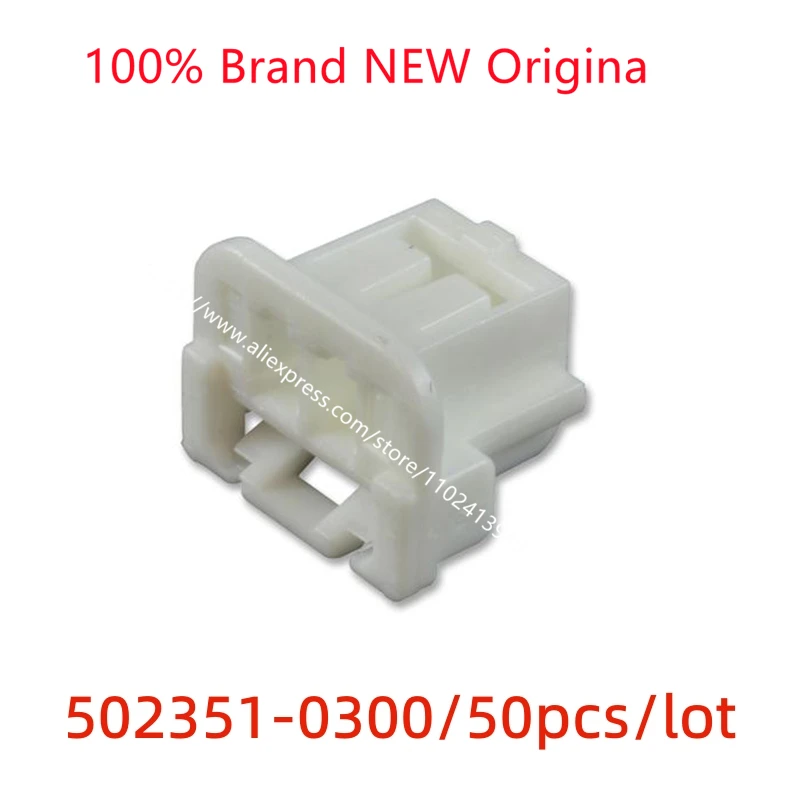 

50pcs/lot Molex connector 5023510300 502351-0300 3PIN plastic shell original stock.
