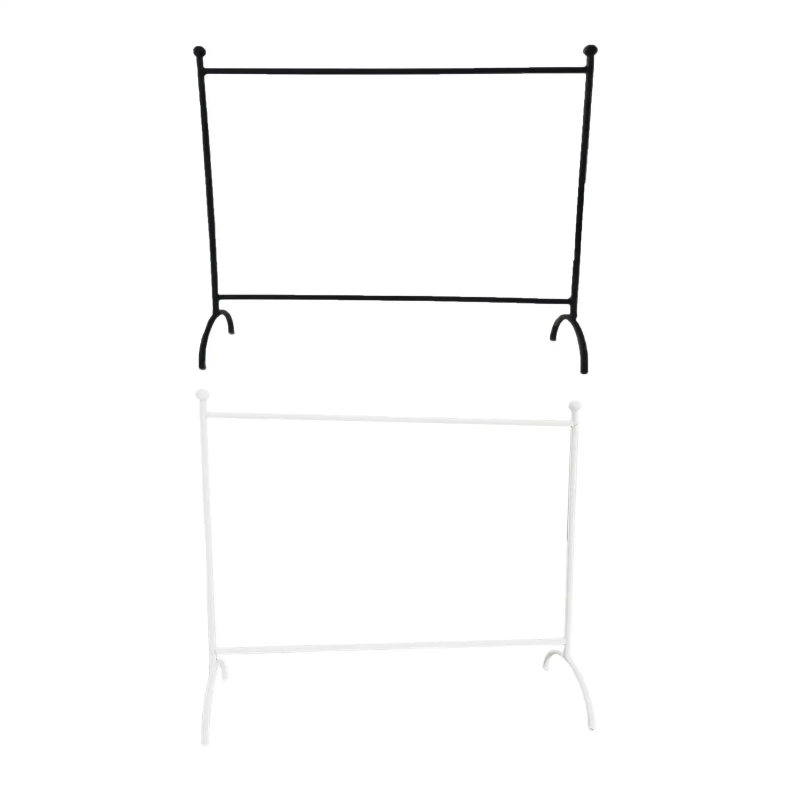 

Doll Garment Rack Metal Doll Dress Rack Doll Furniture for 1/6 1/12 Scale Micro Landscape Fairy Garden Diorama DIY Scene Model