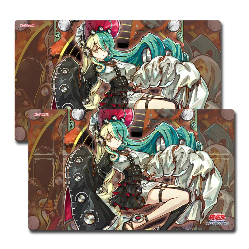 Фото Игровой коврик Yugioh Kewl Tune Rotary Play Mat Yu-Gi-Oh! Коврик для карточных игр TCG OCG, резиновый коврик для дуэлей, коврик для мыши №1