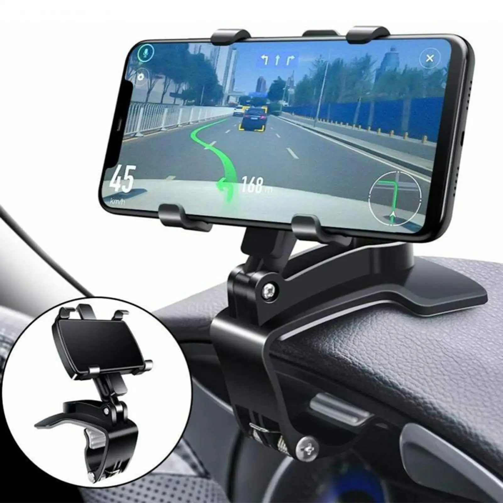 

Car Phone Holder with Phone Number Car Rearview Mirror Smartphone Stands Fit for Smartphones