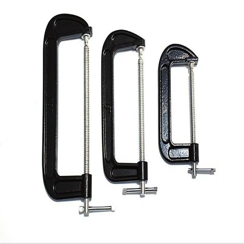 

1 шт. Профессиональный 14 "сверхмощный G-образный зажим, стальной зажим типа G, приспособление для деревообработки, Зажимные инструменты, обор...