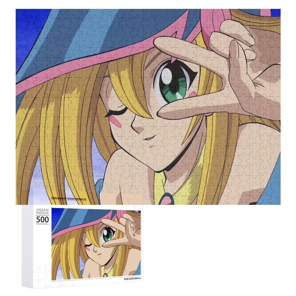 

Пользовательские HD 200/300/500/1000 шт. аниме Bandai Yu-Gi-Oh! Головоломка волшебная девушка головоломка для взрослых