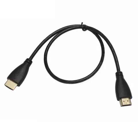 Тонкий кабель HDMI OD4.2MM Черный ПВХ Ультра мягкий тонкий шнур Провод HDTV поддерживает высокую скорость 1080P 3D 3 м 5 м