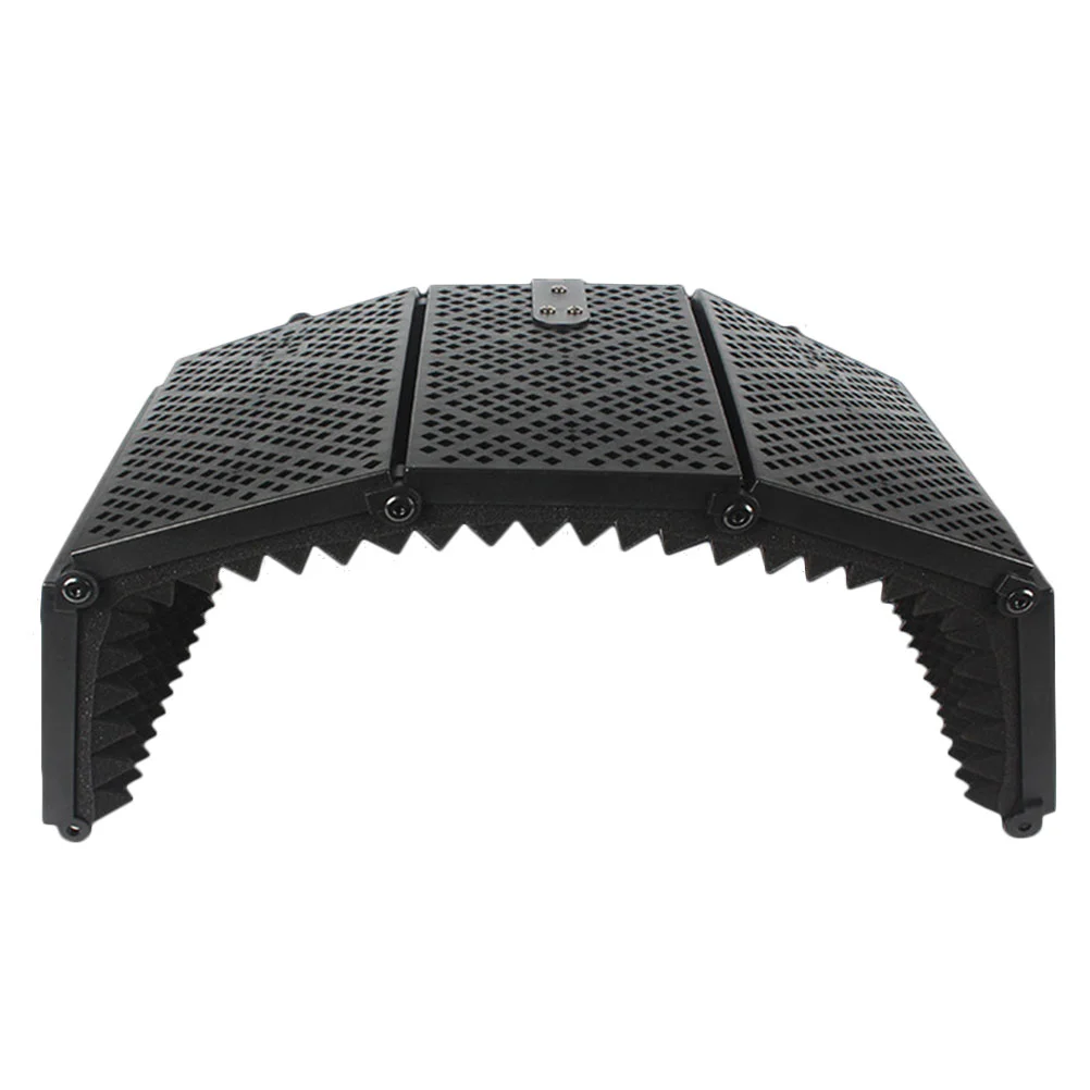 

1 Set Five-Door Foldable Microphone Soundproof Guard Microphone Isolation Shield
