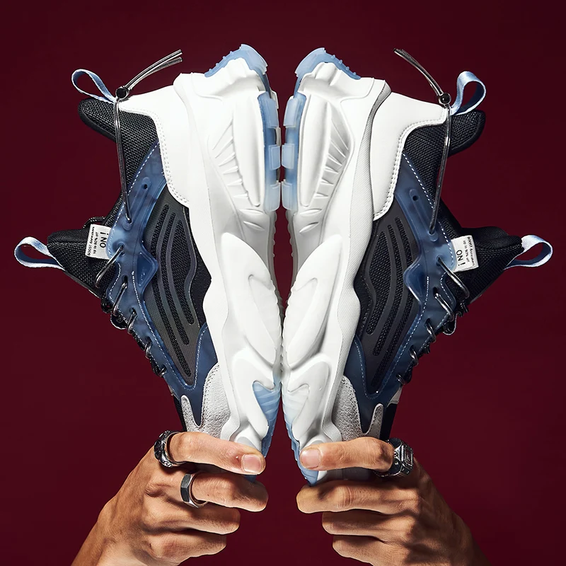 

Shoes For Men Women's Chunky Sneakers Plus Size 36~44 Men's Casual Shoes Fashion Light Male Thick Sole Sports Gym Footwear