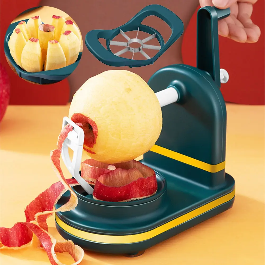 Fruit Apples Peeler Machine Slicer Manual Rotating Kitchen Tool Peeling Gadgets for Citrus Hand-cranked Potato Corer Cutter New