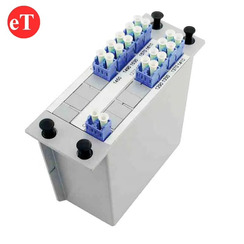 16-канальный 1260 ~ нм кассета типа LC/UPC LGX устройство для фильтрации WDM модуль osma Mux Demux