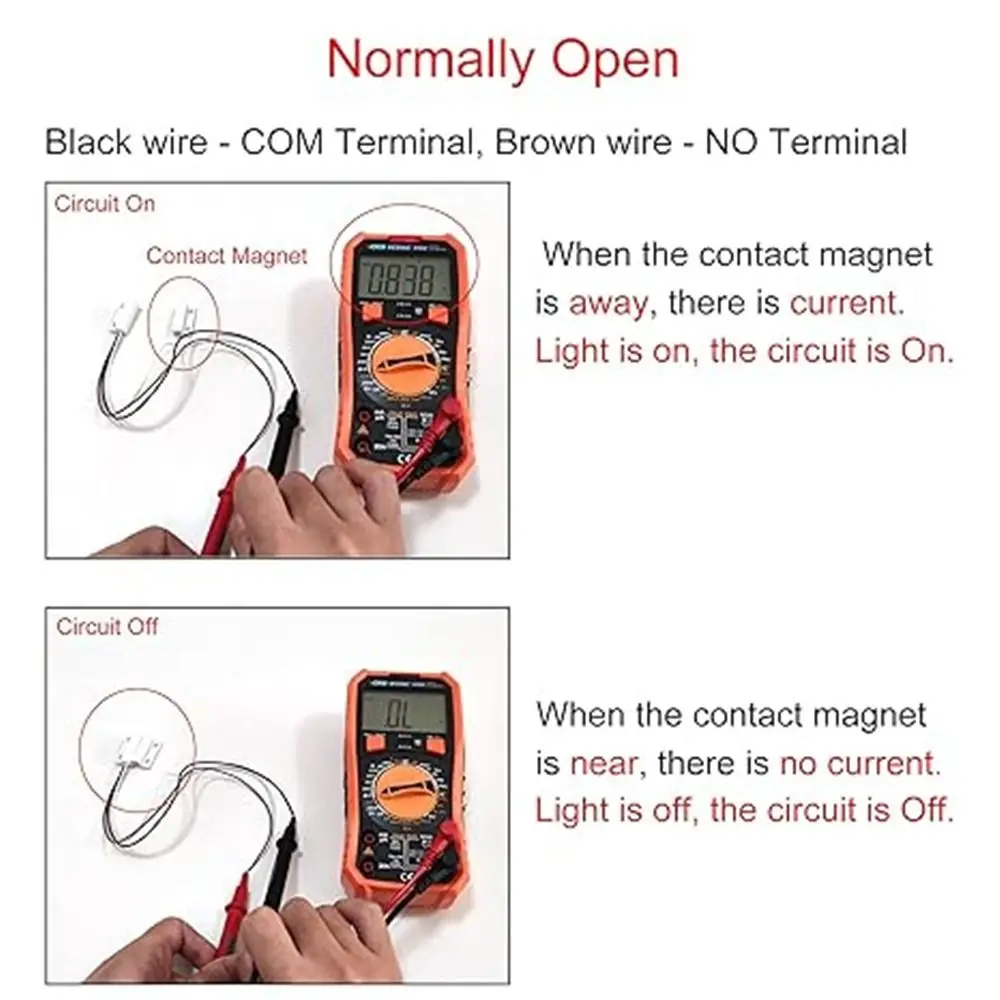 Магнитный язычковый переключатель проводной с поверхностным креплением клейкой