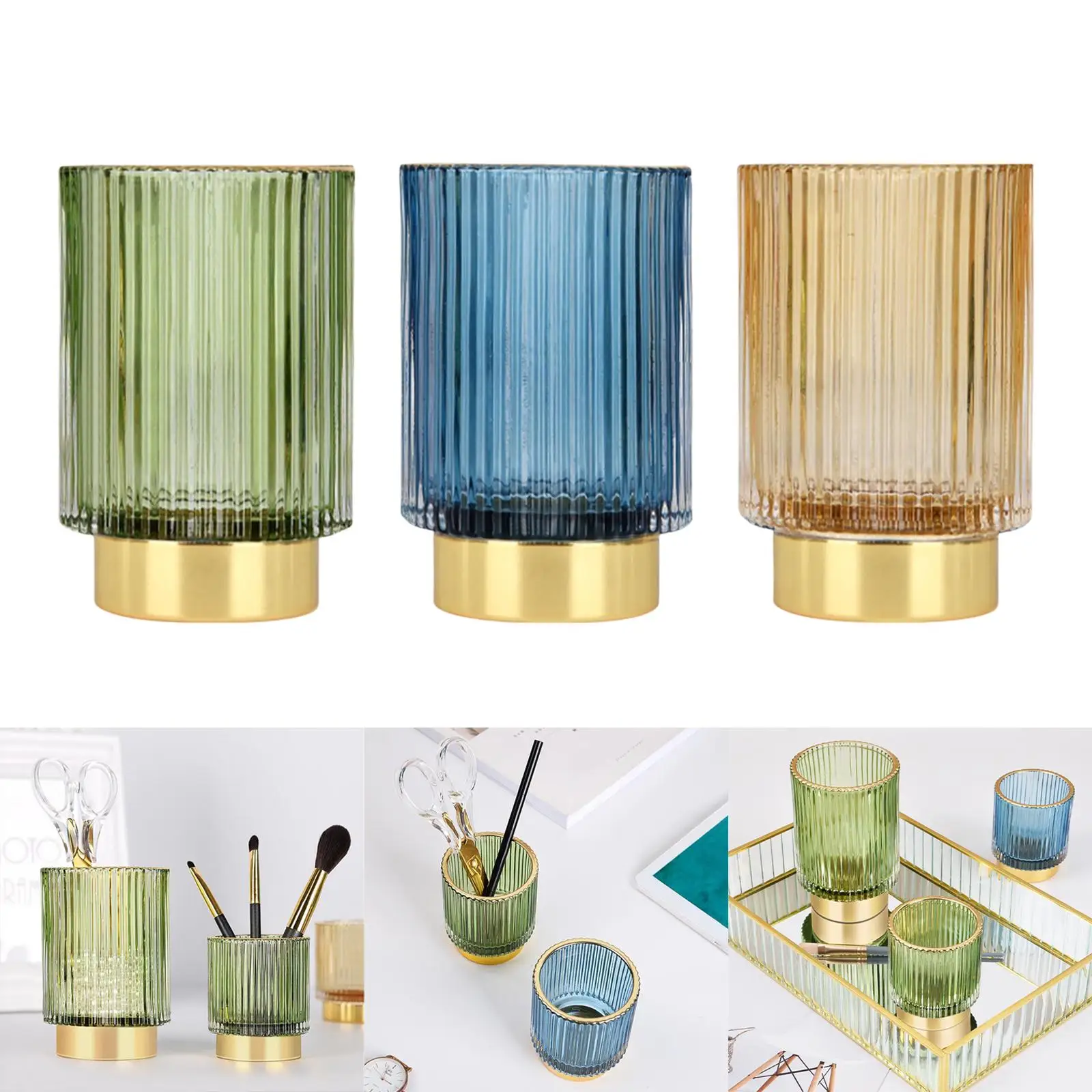 Скандинавский косметический ящик для хранения кистей настольный органайзер