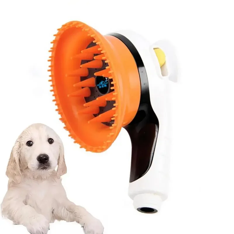 

Shower Faucet Dog Pet Shower Attachment For Fast Clean Dog Bathing Shower Brush Head For Dogs Cats With Long Short Hair Pet