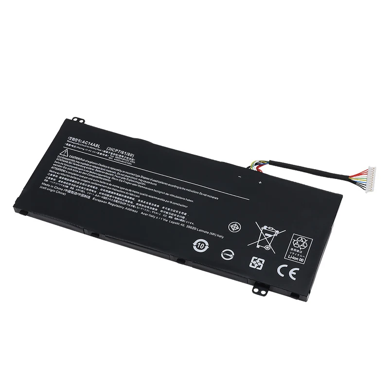 Фото Аккумулятор для ноутбука AC14A8L для Acer Aspire V15 Nitro VN7-571G 572G 591G 592G 791G VX5-591G-547B MS2391 KT.0030G.001 11.4V 52.5Wh №1