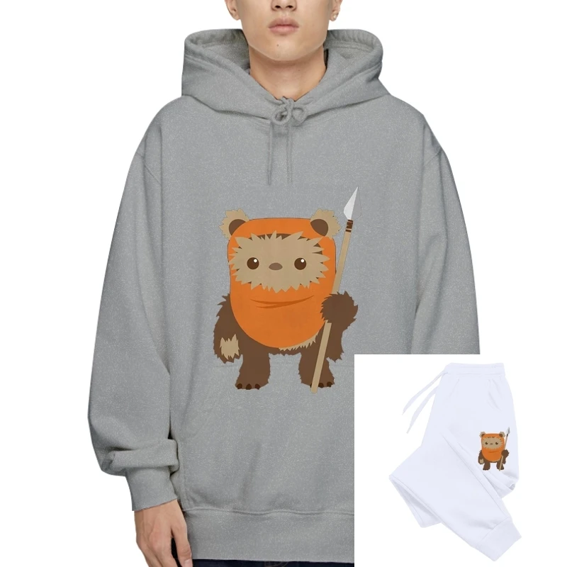 

Men Pullover Cartoon Ewok Women T-Sweatshirt Hoodies