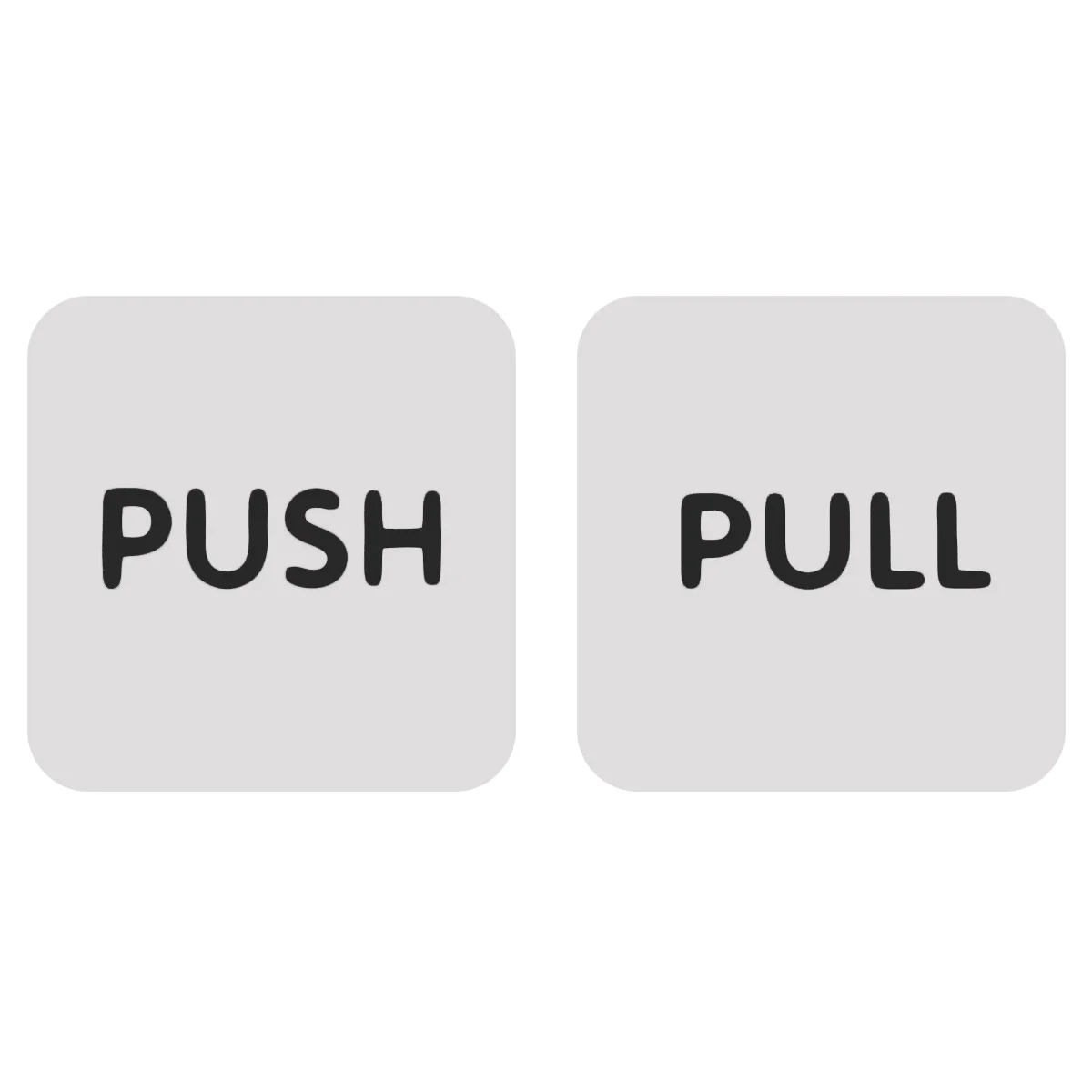 

Push Sign Door Sticker Plaque Doors Signs Office Entrance Exit Stickers Vertical Indicator Decals Toilet Business Salon Window
