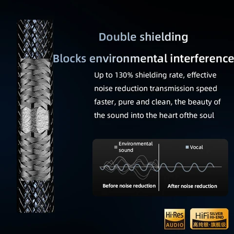 ATAUDIO Аудиокабель 4.4мм к 2RCA из серебра