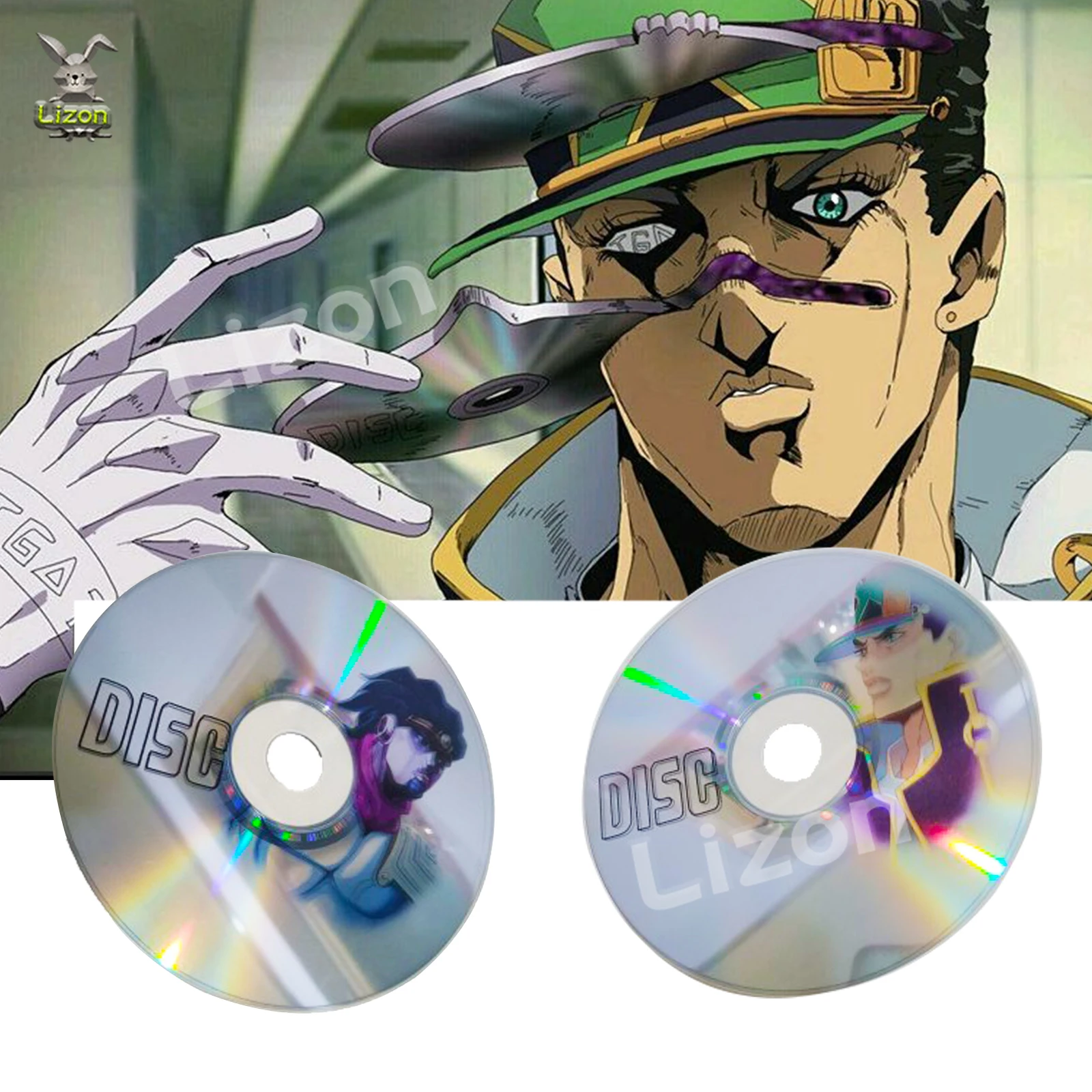 Невероятные приключения Джоджо модель Kujo Jotaro часть 6 камень диск аксессуары для