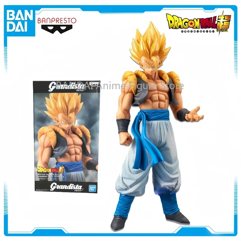 Фото В наличии: Оригинальная коллекционная фигурка Babdai Banpresto Dragon Ball Z Grandista Nero 28 см Gogeta GROS, модель для коллекционирования, игрушка, подарок для мальчика №1
