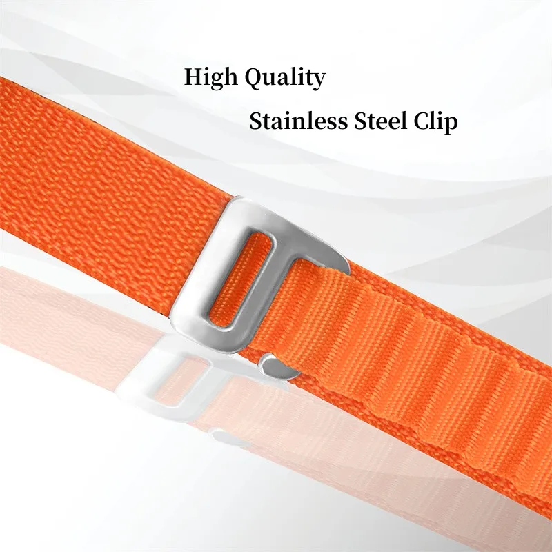 Alpine Loop strap For Apple Watch Band 49mm 45mm 41mm 44mm 40mm Nylon Replacement Bracelet iwatch series 3 5 SE 6 7 8 Ultra