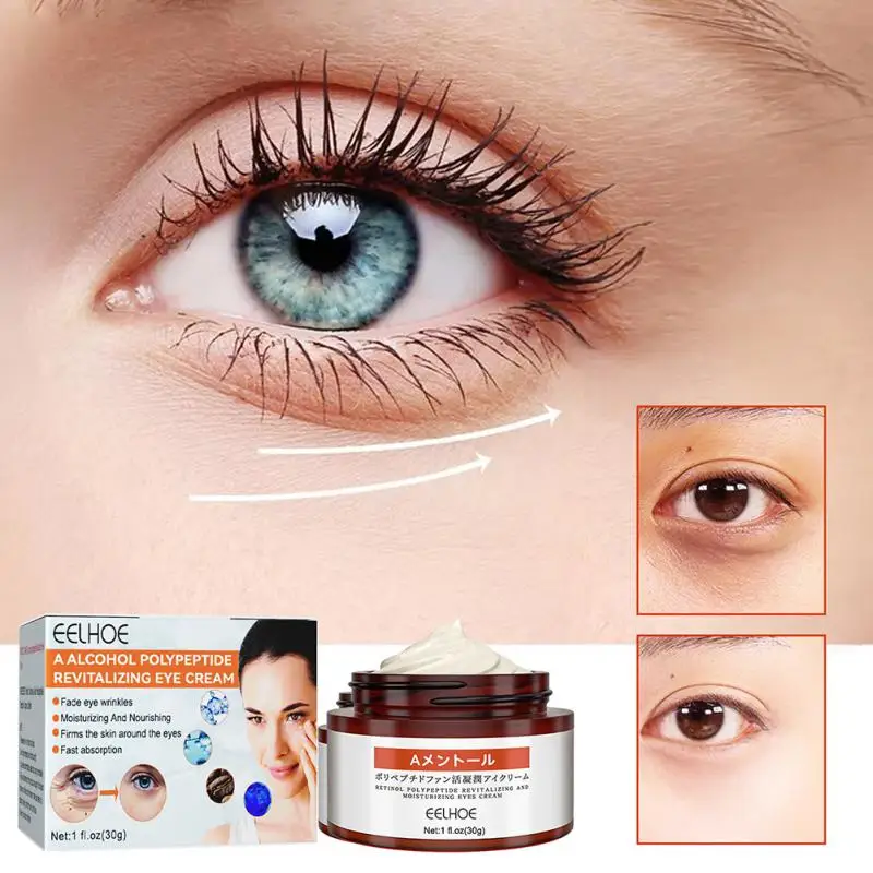 

A Alcohol Eye Cream Tightens Eye Area Fades Fine Lines Moisturizes Improves Dark Circles Bags Under The Eyes Anti-wrinkle Cream