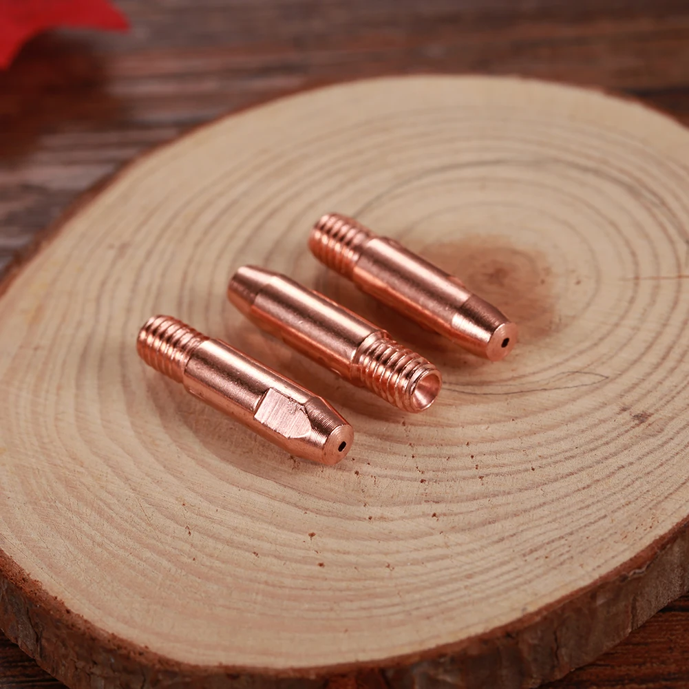 

20Pcs MIG 0.8/1.0/1.2mm Copper Semi-Automatic Contact Welding Tips Nozzles for 24KD MIG Welding Torch Tip for Binzel Gas Nozzle