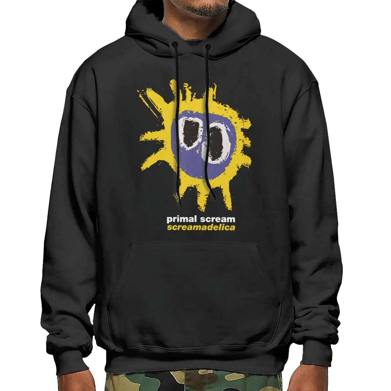 

Primal Scream Screamadelica Red Deep Hoodies Hoodie Men Men Clothing Sweatshirt Anime Men's Winter Jacket Anime Clothing Anime