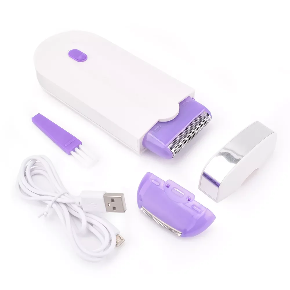 

USB Rechargeable Women Epilator Portable Body Hair Shaver Removal Tool Rotary Face Leg Bikini Lip Depilator Hair Remover Lady